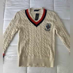Polo by Ralph Lauren Cable Knit Cricket Sweater